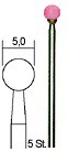 Proxxon Edelkorund-Schleifkörper Kugel / 5 Stück (28772)